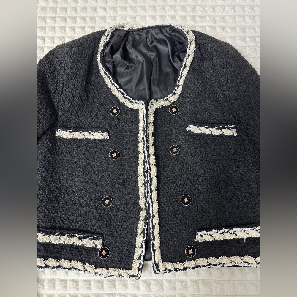 Double Breasted Blazer Jacket - image 4